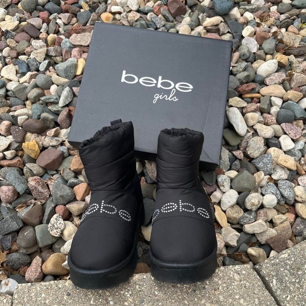 Black Bebe girls boots